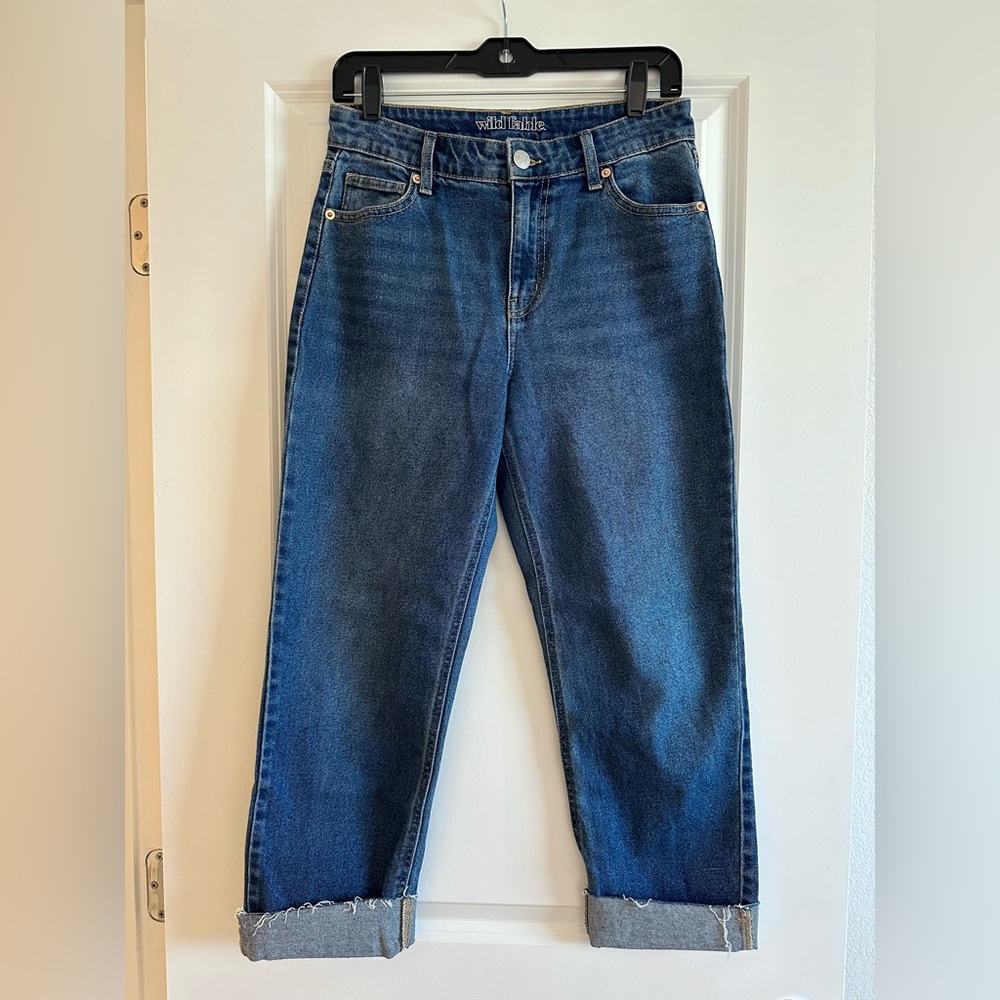 Target Wild Fable Mid Rise Boyfriend Jeans, Size 4